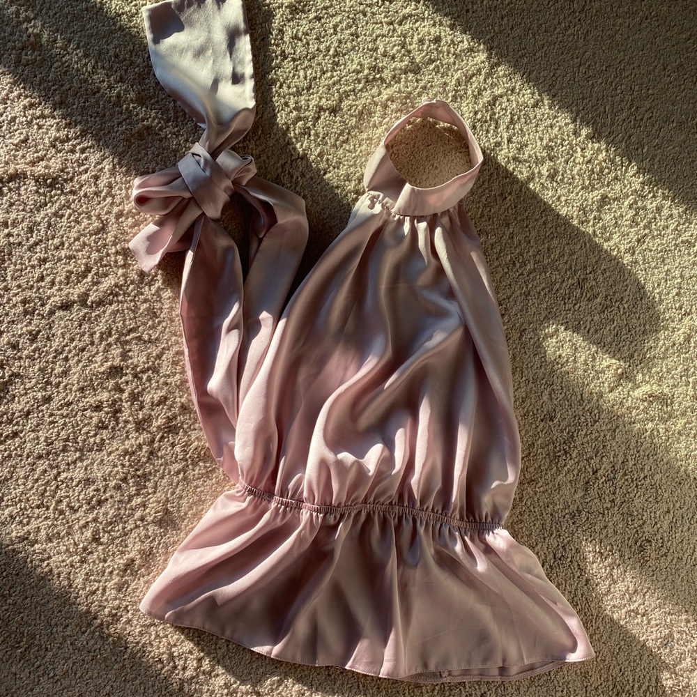 NWT halter neck satin top